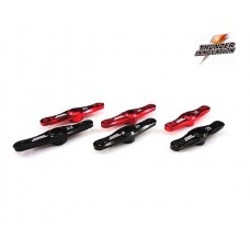 Bandeiras de servo alumínio encarnado 25T para Futaba e Savox